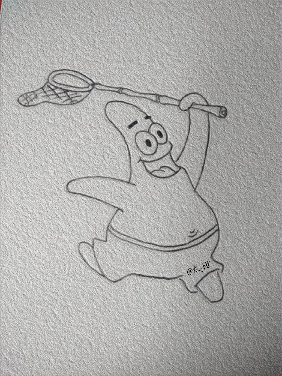 简笔画|《海绵宝宝》之派大星(附步骤) 知识代替不了友情,我宁愿是个