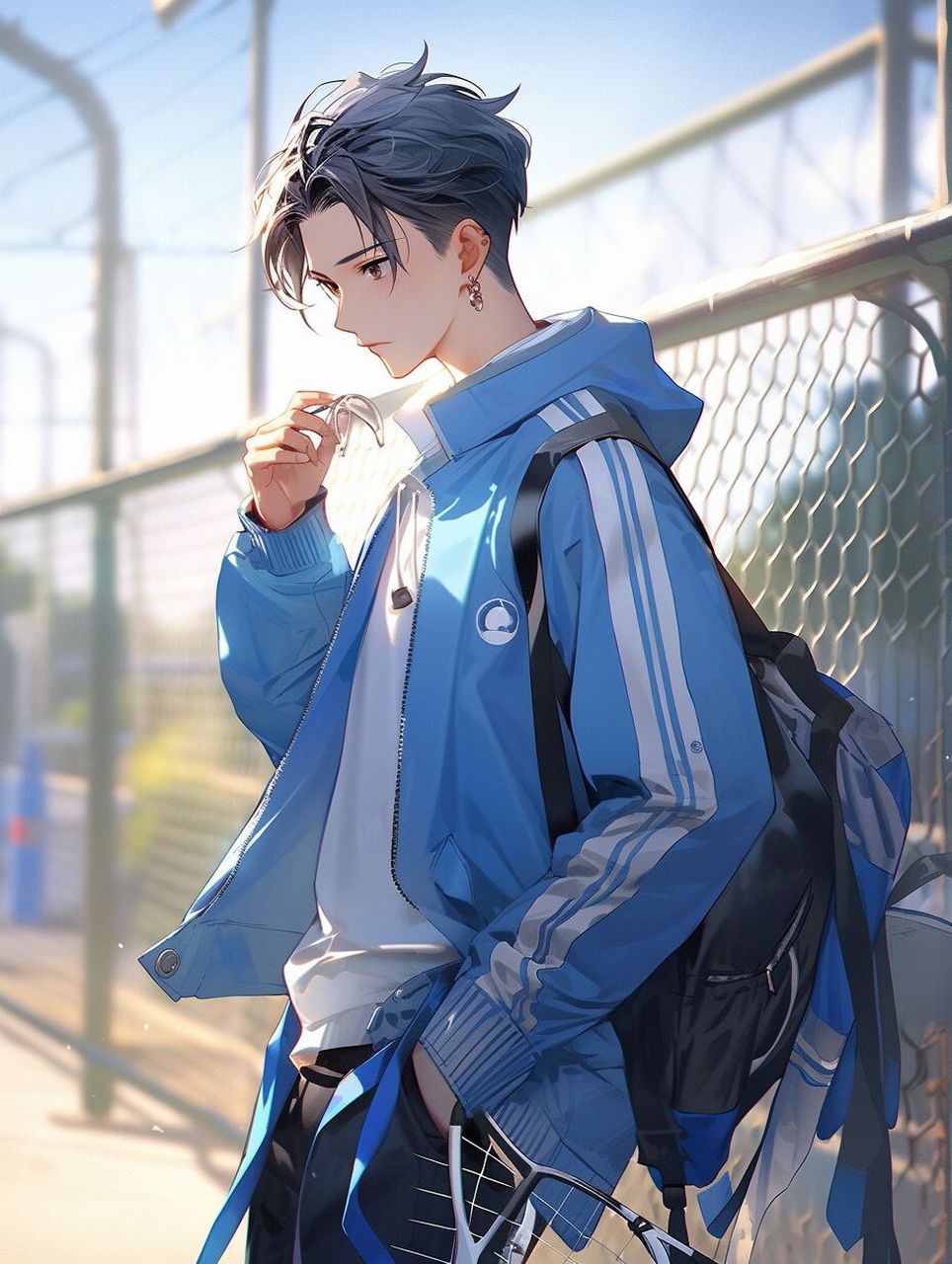 阳光帅气大男孩