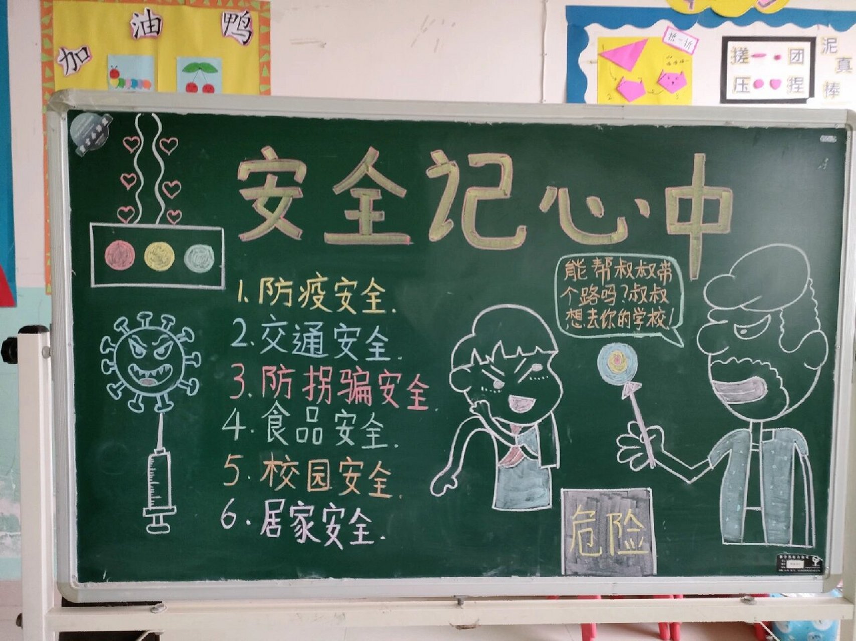 幼儿园—安全教育板报