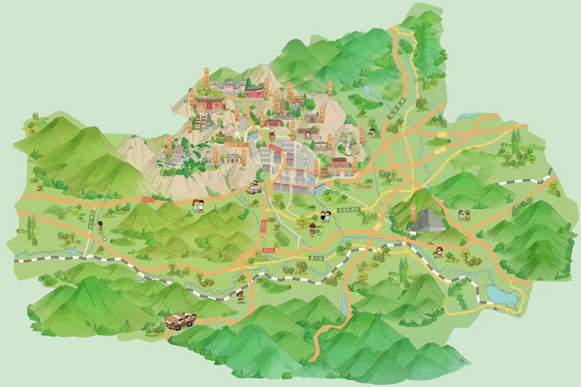 嵩山旅游,路线最强推荐!