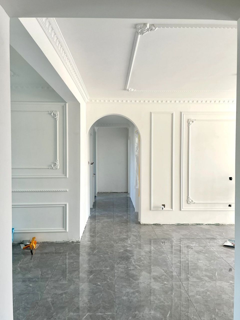 法式装修|家里的那些石膏线施工图77成果图 回想当初一进门就被惊艳