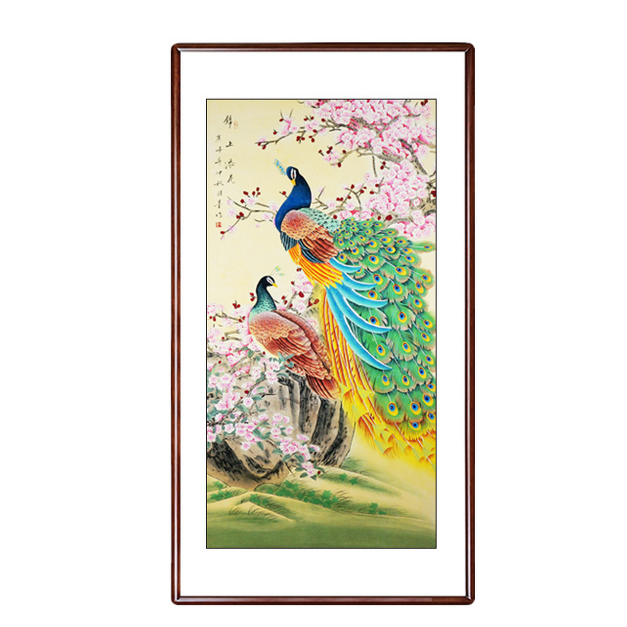 玄关风水画哪种好 1,富贵牡丹画 大家都知道,牡丹的寓意是富贵,繁华