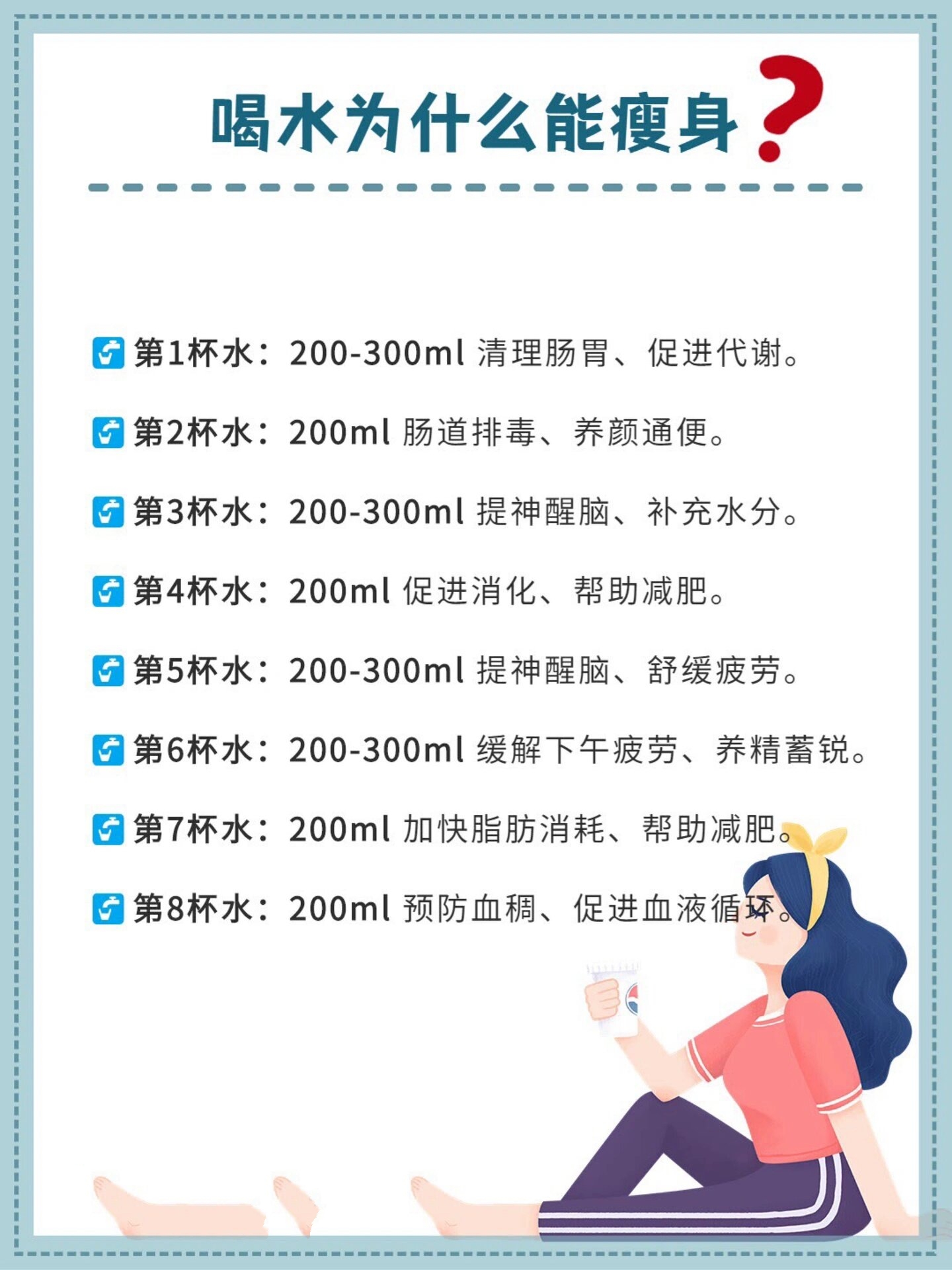 减肥为什么要多喝水 减肥为什么要多喝水