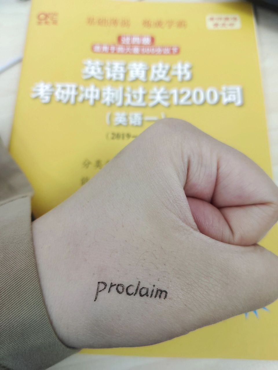 要求者;索赔人;原告 proclaim v.宣告;公