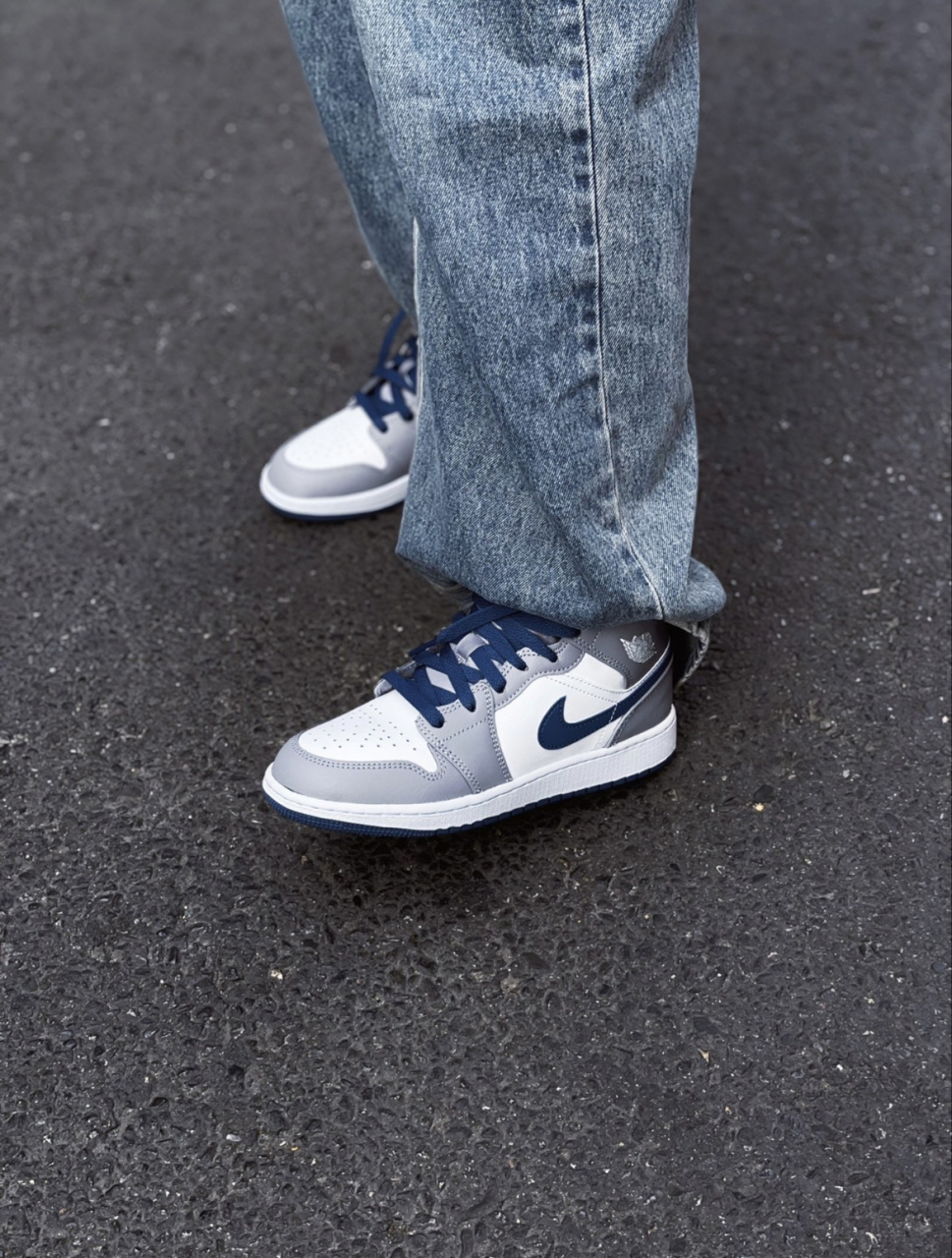 长沙国金中心|aj1灰蓝到店  7415这双烟灰蓝也太百搭了吧6315