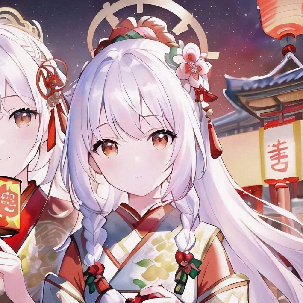 动漫闺蜜头像丨有趣的友情胜过敷衍的爱情