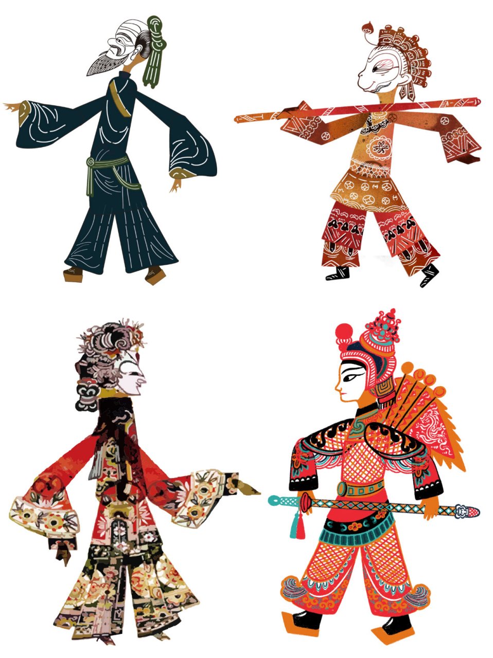 免扣素材|非遗文化传统文化艺术皮影戏📽png 说起非遗文化你映入