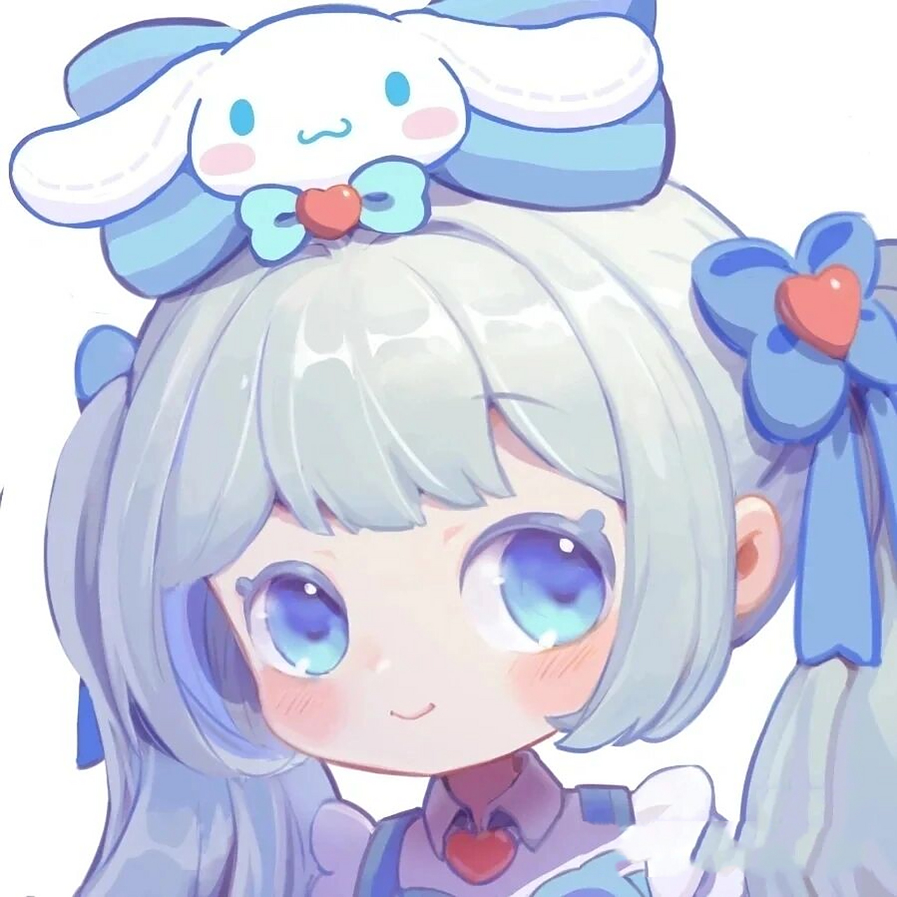 迷你世界三丽鸥全头像 第一个:白昼雪姬    喵菲,第二个:云朵绒绒