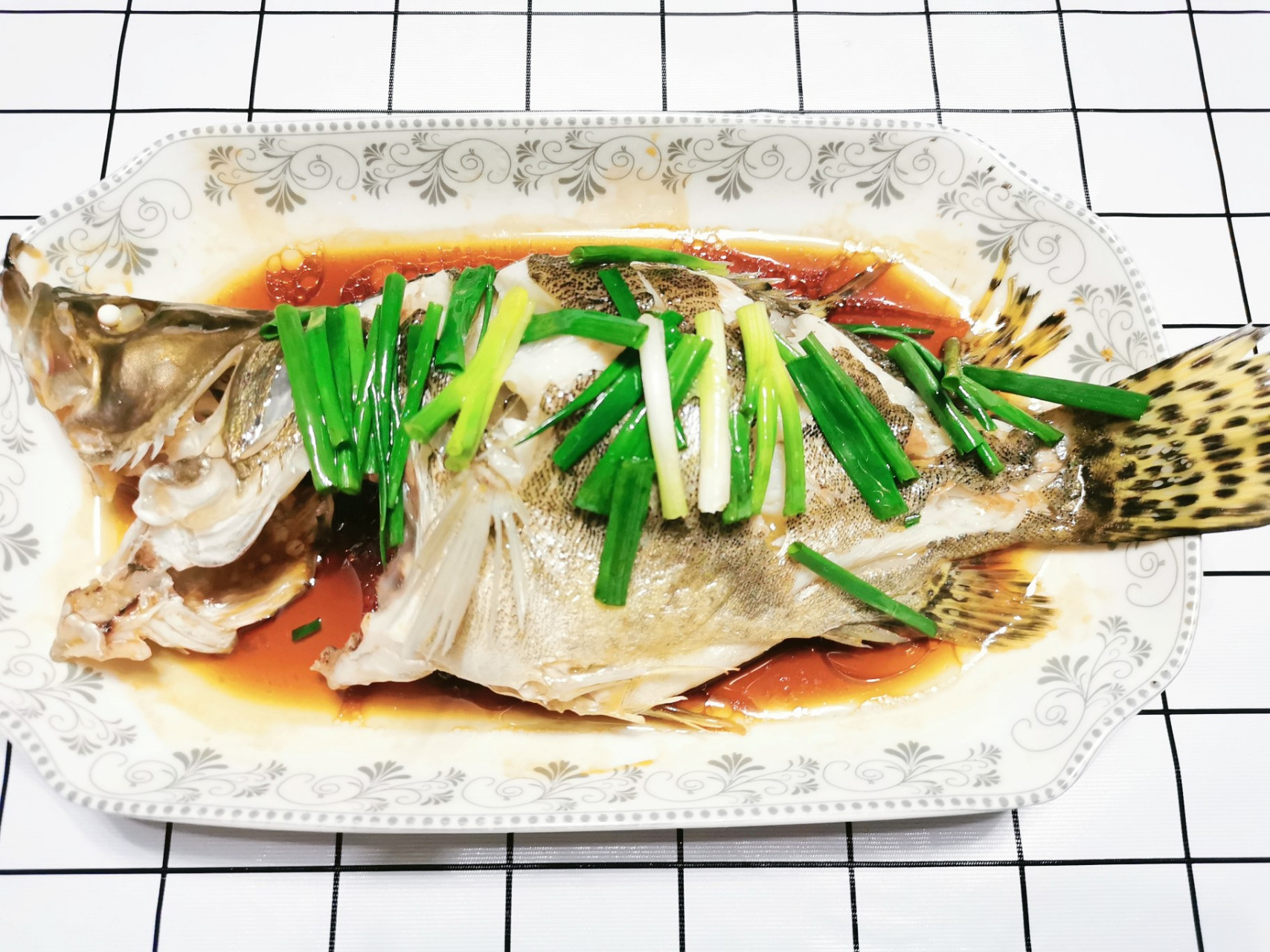 清蒸桂鱼这样做一点都不腥,超好吃的!