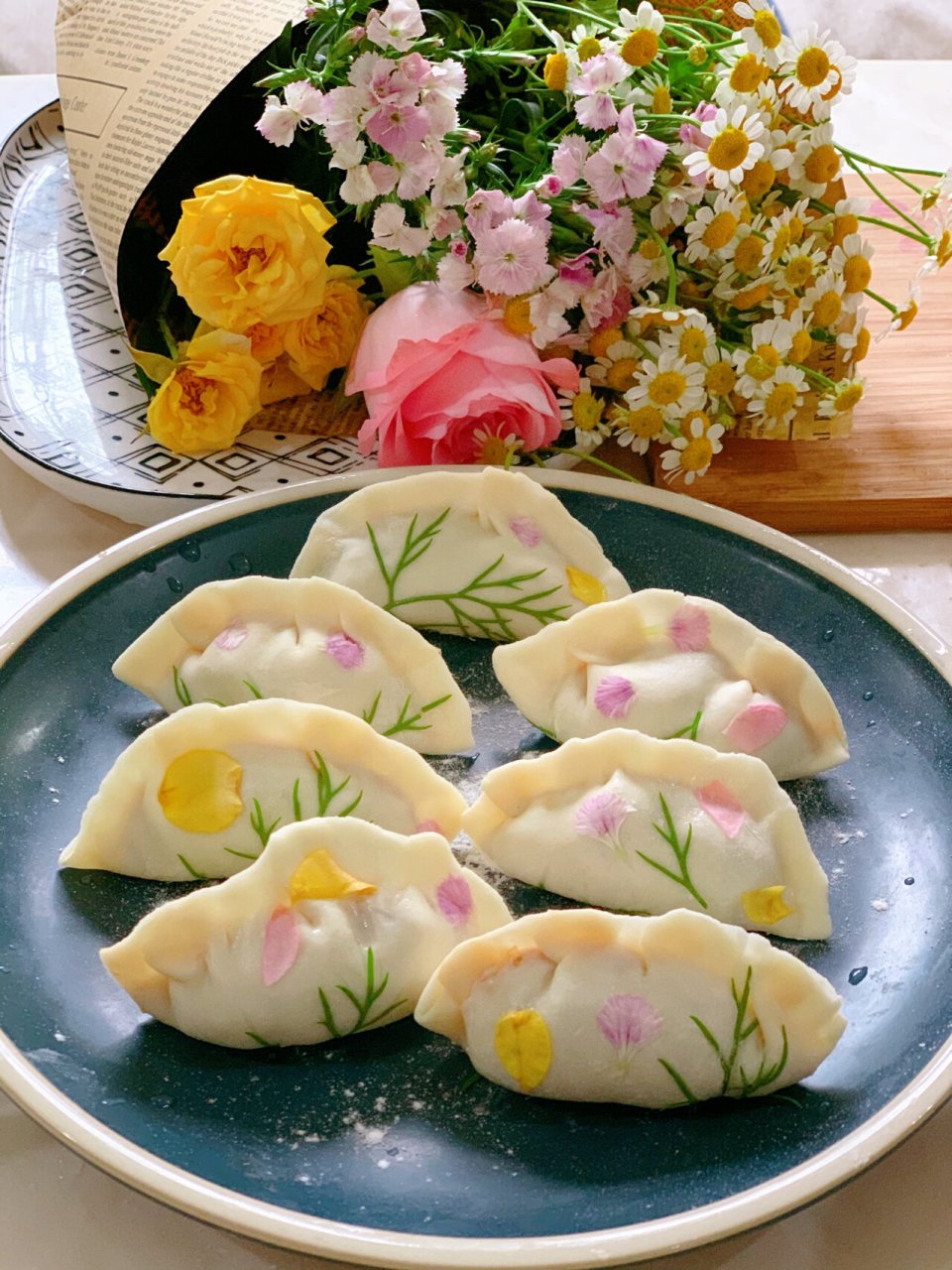 锋味鲜花饺子(简易家庭版) 好吃不过饺子～好看又好吃的饺子来啦