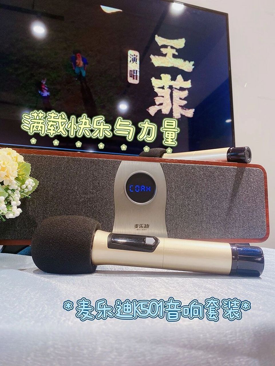 麦乐迪家庭ktv音响套装满载快乐与力量 转载自@阿芸.