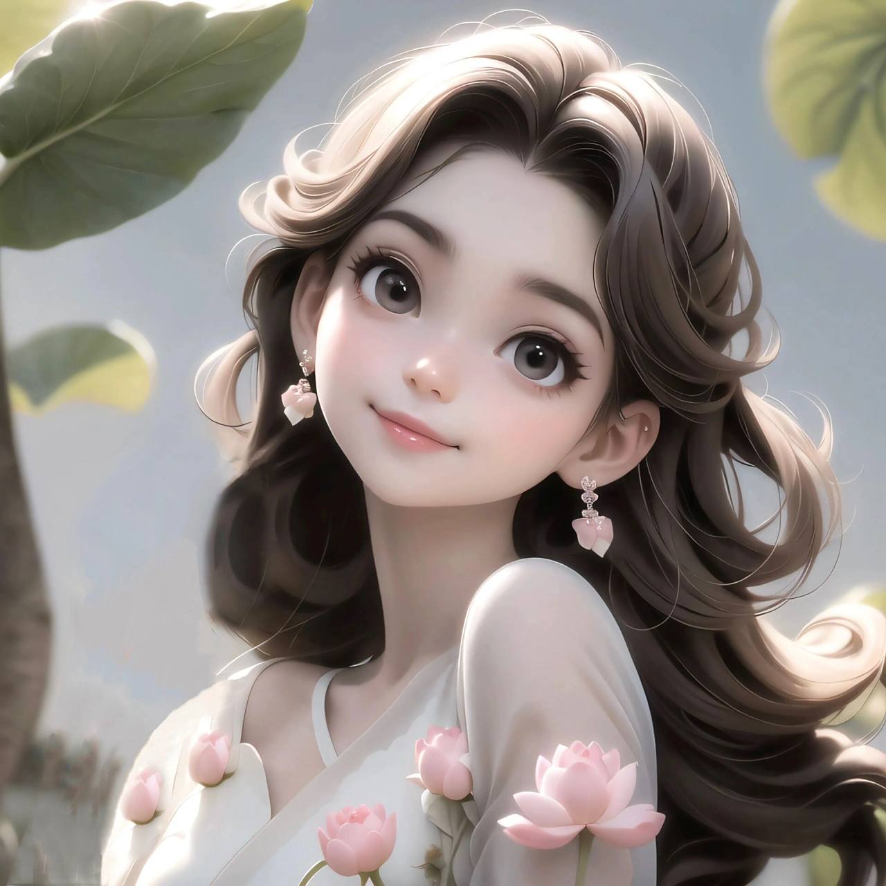 好运莲莲03女生头像,唯美头像93