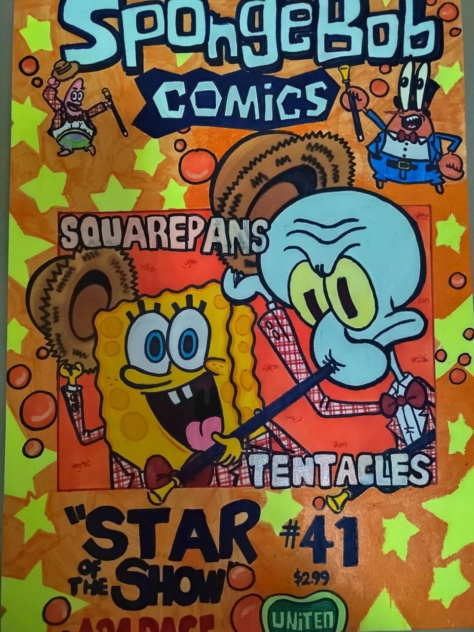 海绵宝宝英语海报