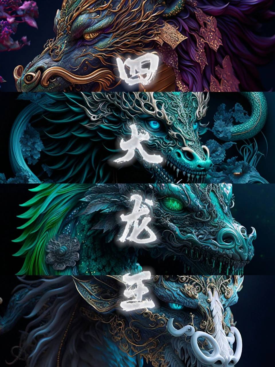 四海皆神明之四海龙王 四海龙王是中国民间所敬之神.