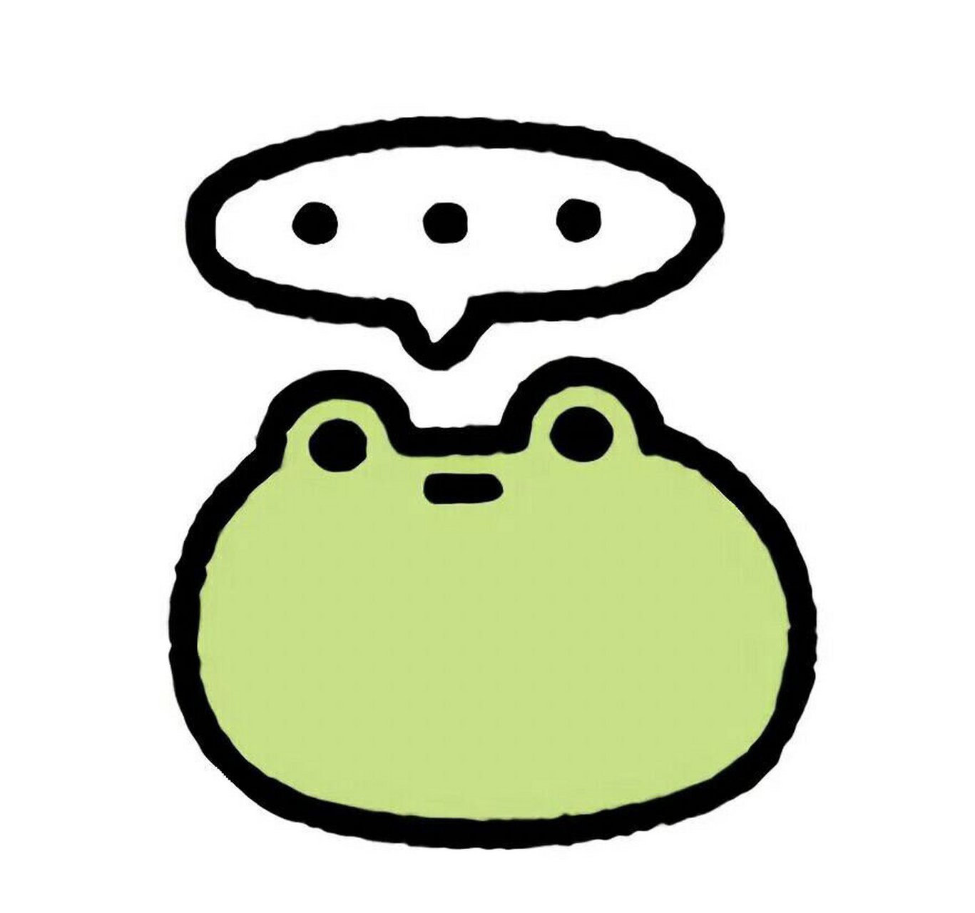 青蛙头像 抱走吱声