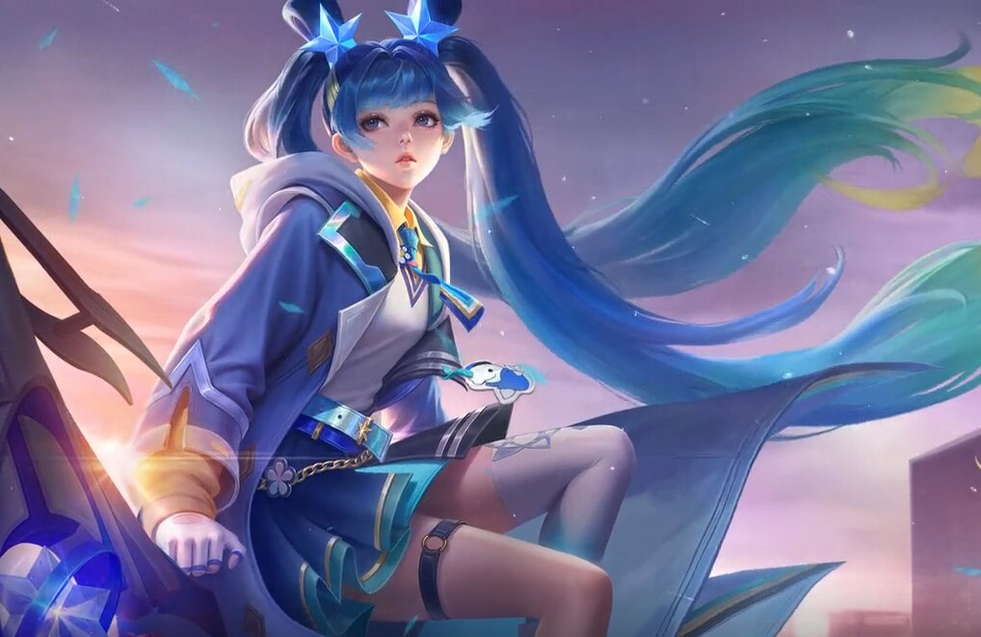 孙尚香时之恋人新星元皮肤来啦!真的好好看!