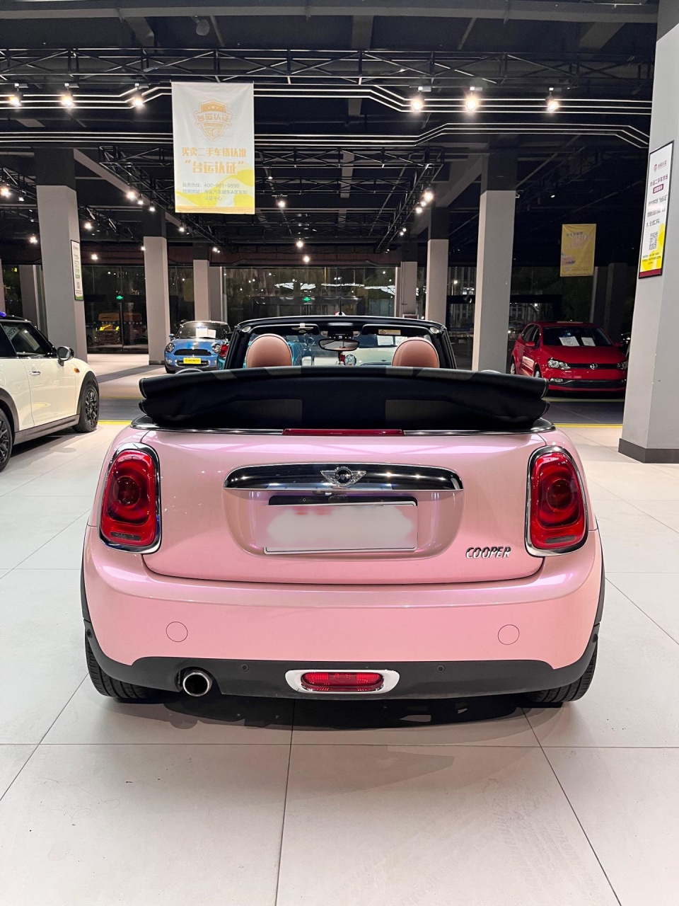 首付65800mini f57敞篷跑车.