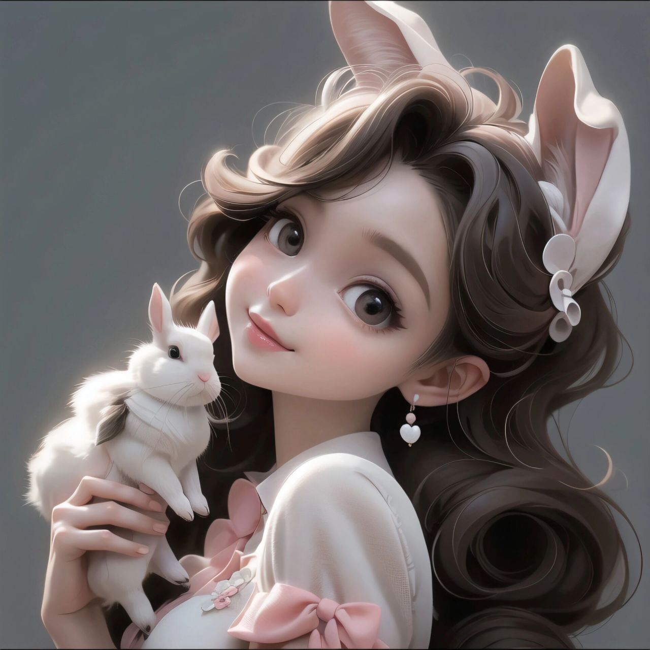 女生头像 十二生肖系列之卯兔  专属头像93看首页店铺