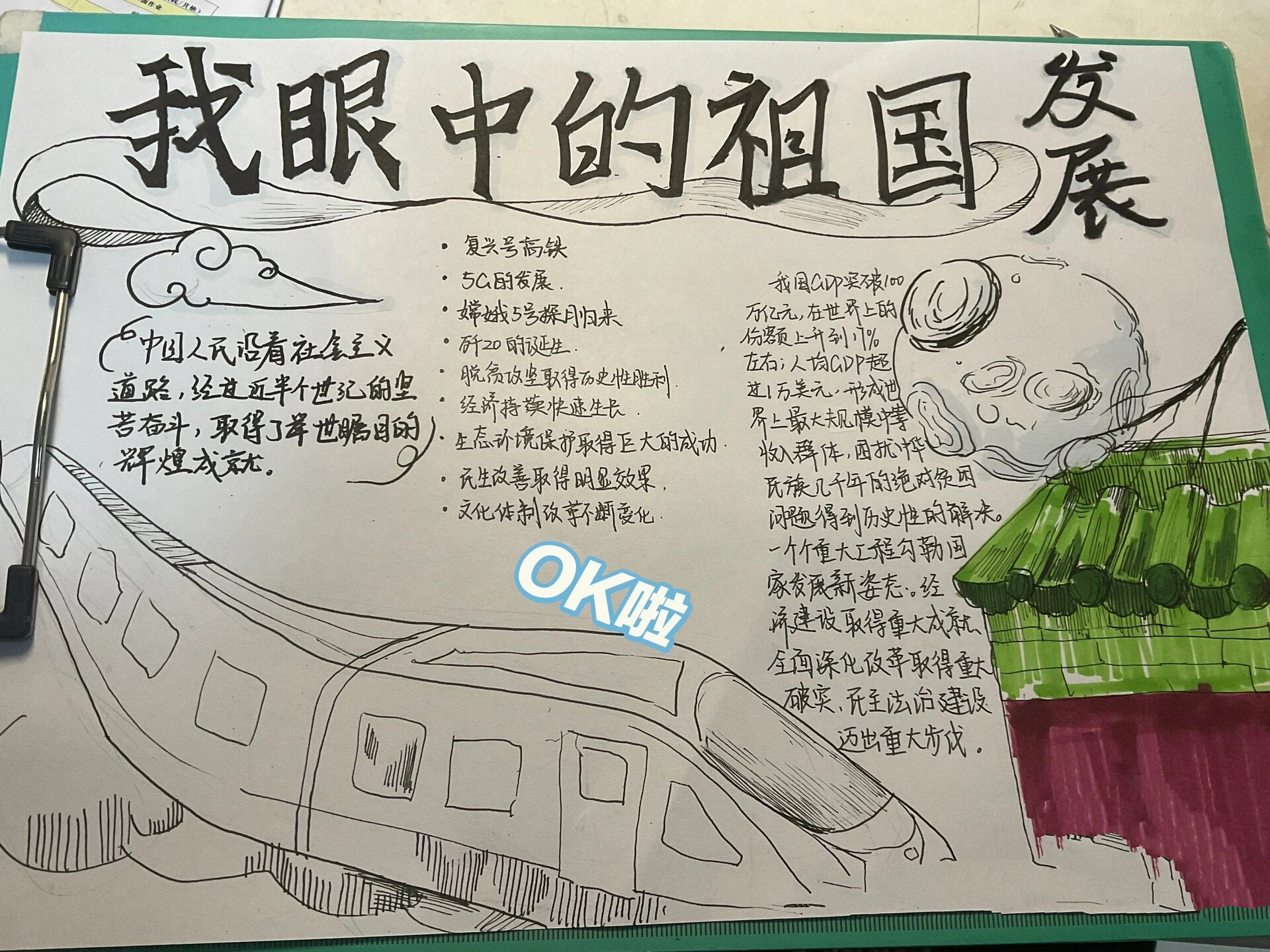 我眼中的祖国发展