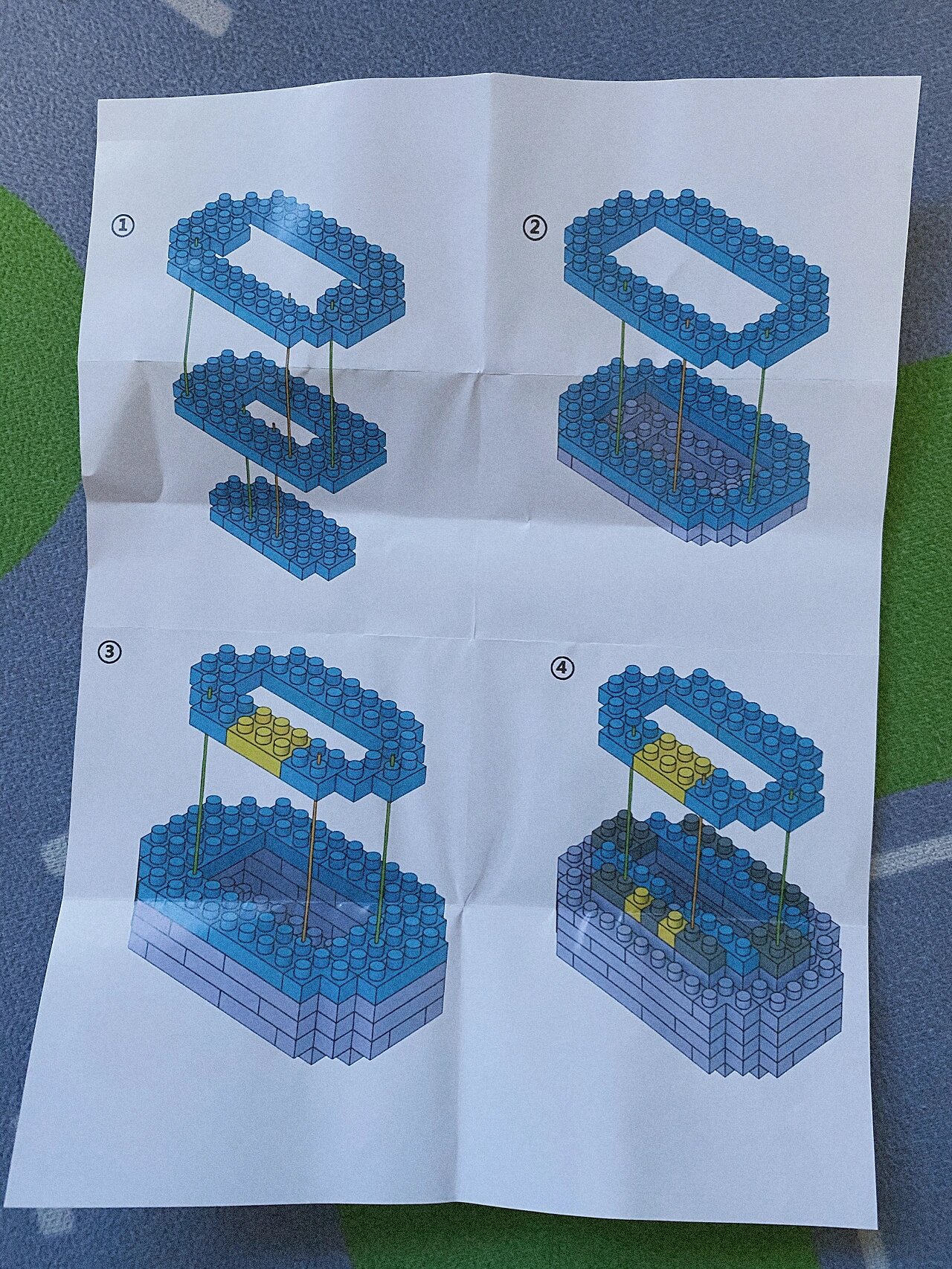 派大星积木拼图教程图片