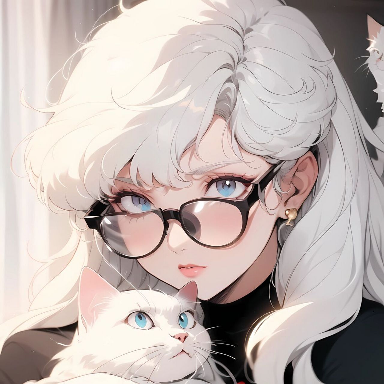 旧漫高冷女头白色系