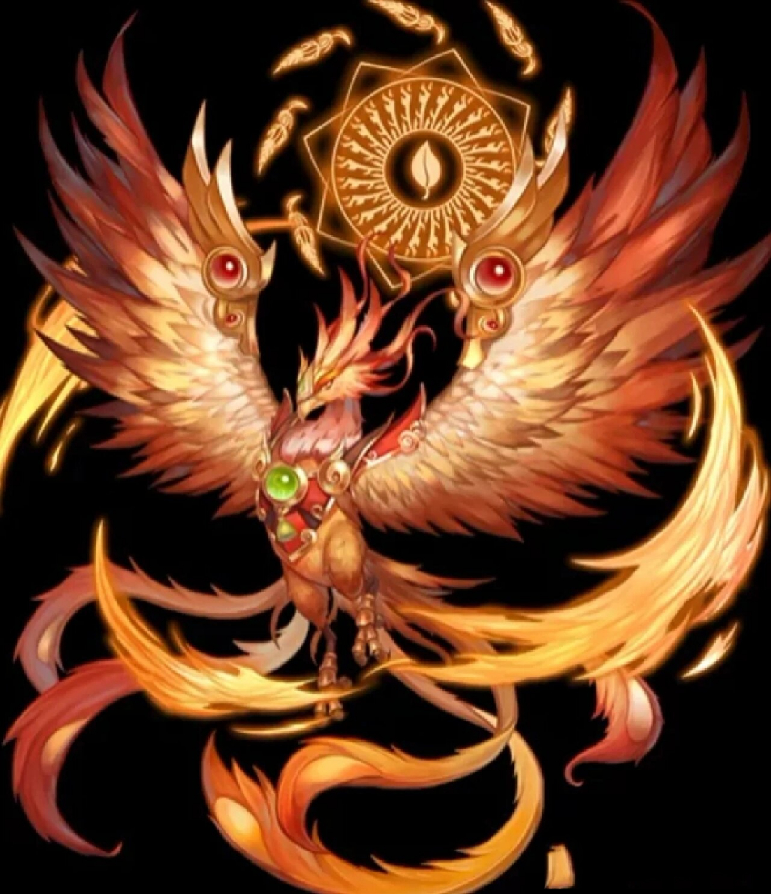 自创魂兽 1> 名称:命运火雀 等级:75万年魂兽 简介:瑞兽和朱雀的结合