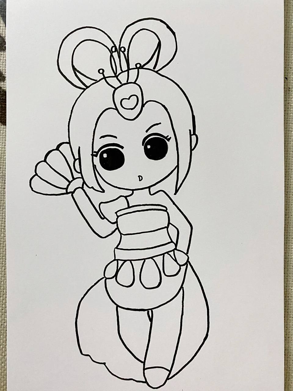 叶罗丽简笔画临摹合集(一) 喜欢的小可爱,翻看之前的笔记,有超详细