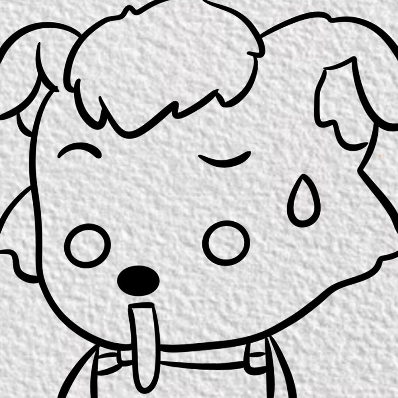 简笔画|【小灰灰】(附过程) 7215 7215 7215 【做不到的