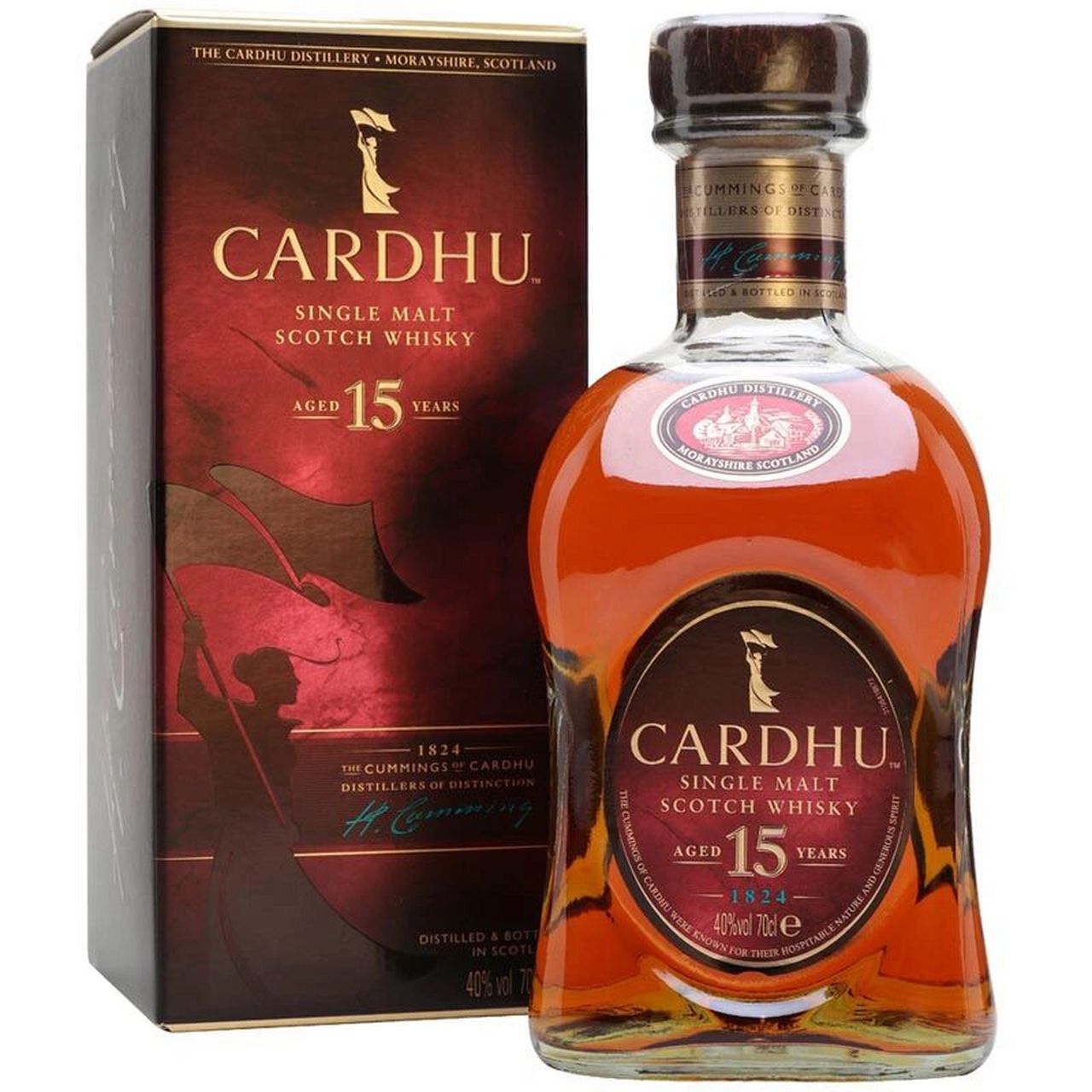 黑石卡杜15年单一麦芽苏格兰威士忌 cardhu 15 year old single malt