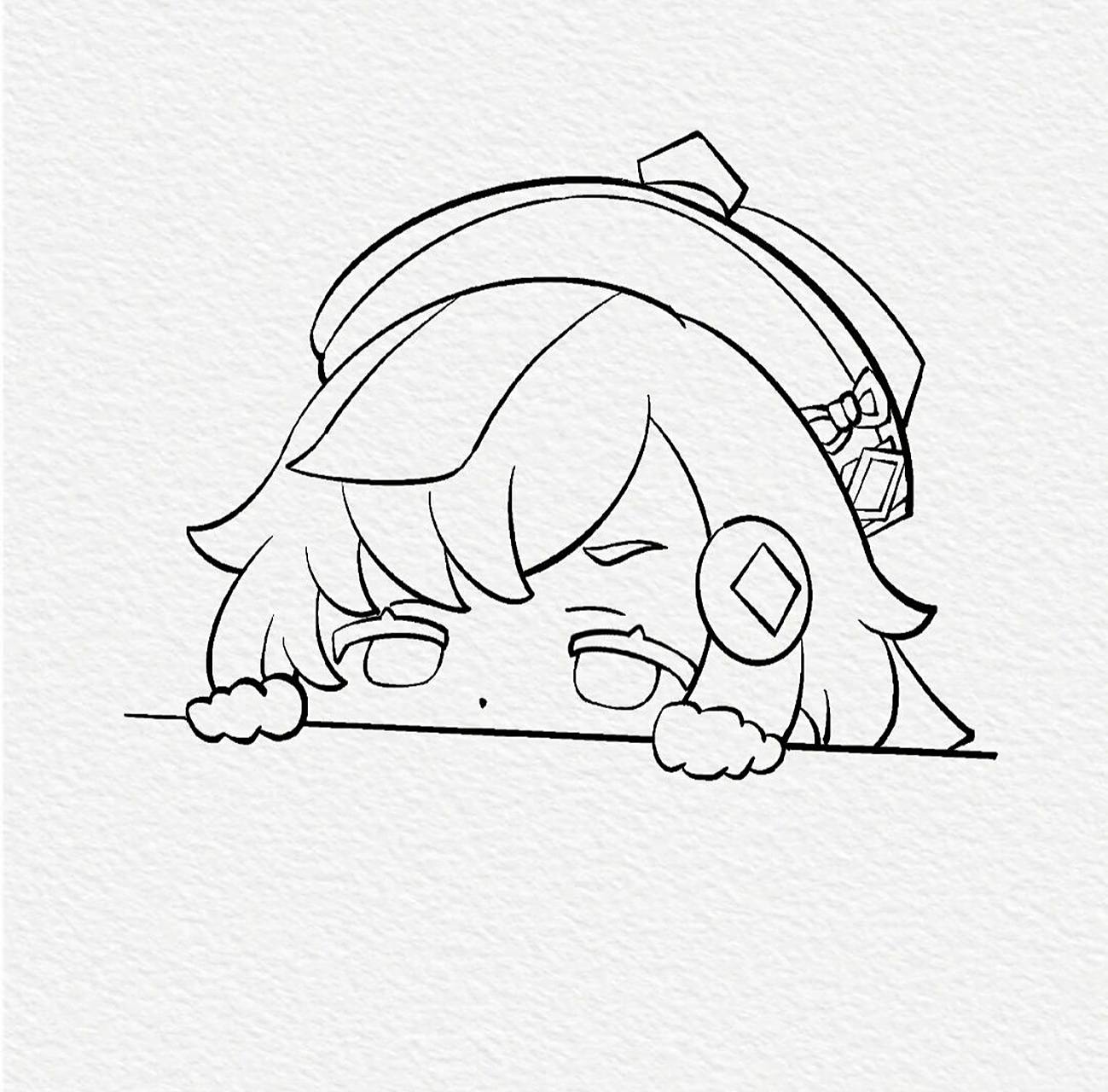 可爱七七简笔画