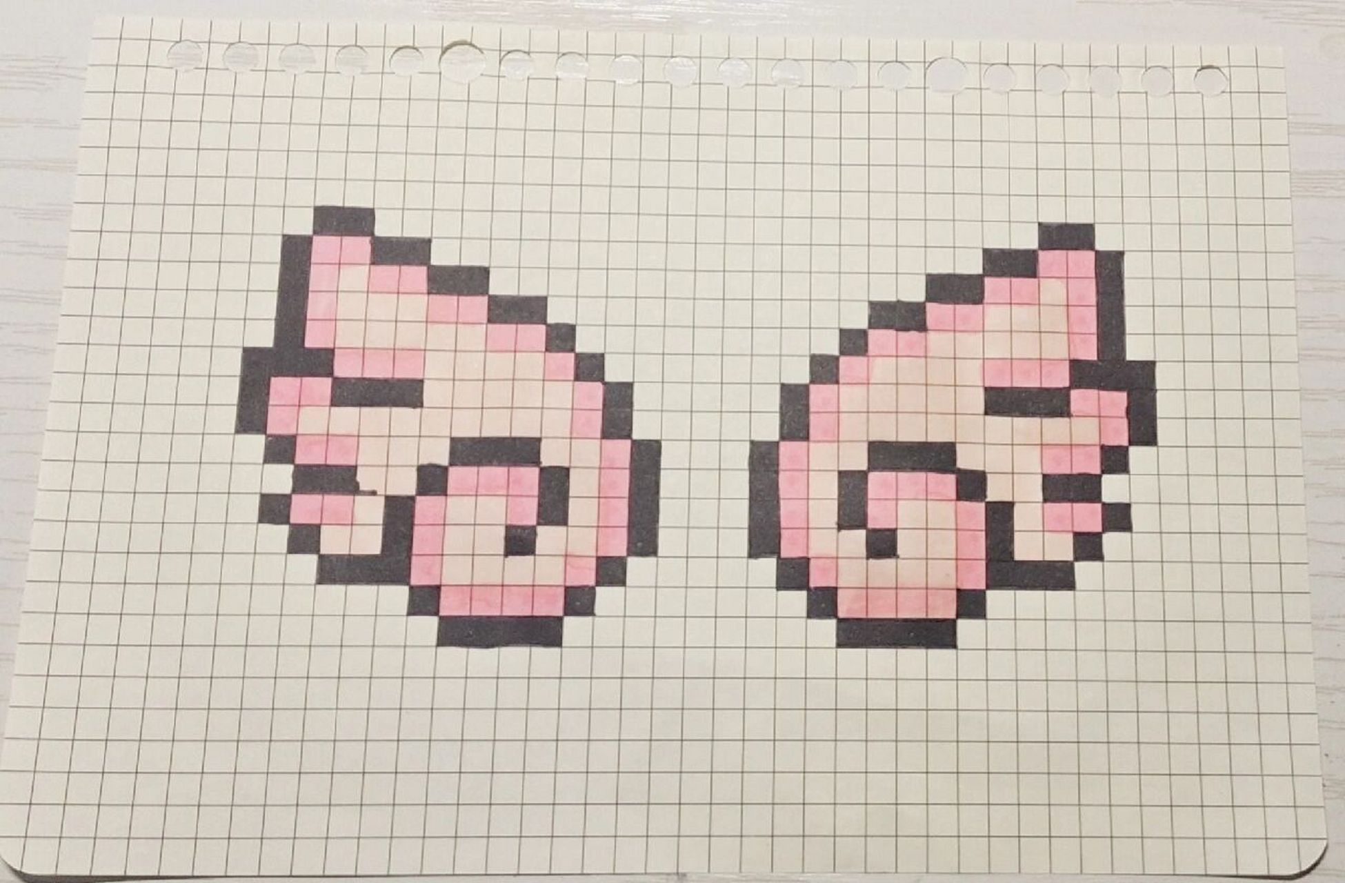 像素临摹画| a5网格纸|网格画93