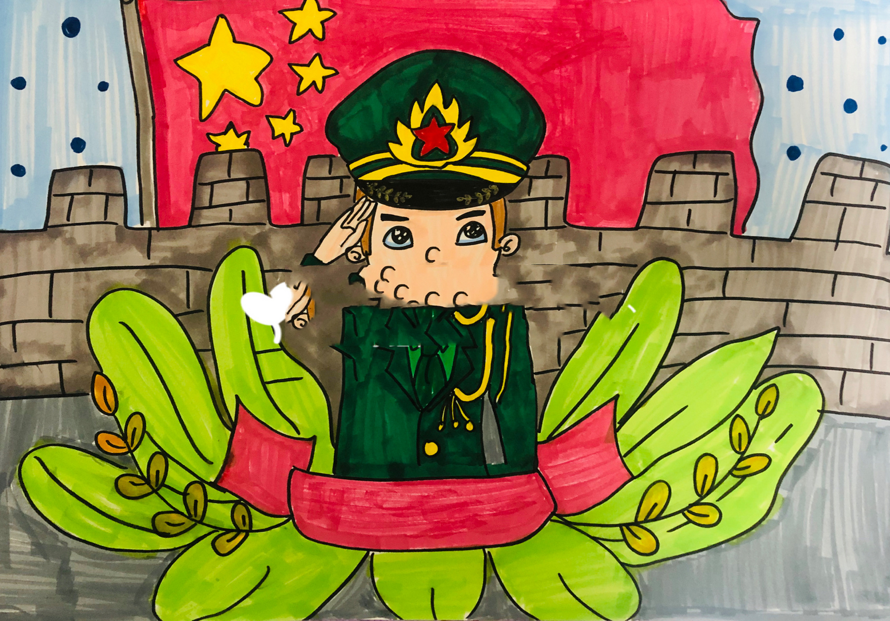 我的梦想主题儿童画 满画!你的梦想是什么呢?