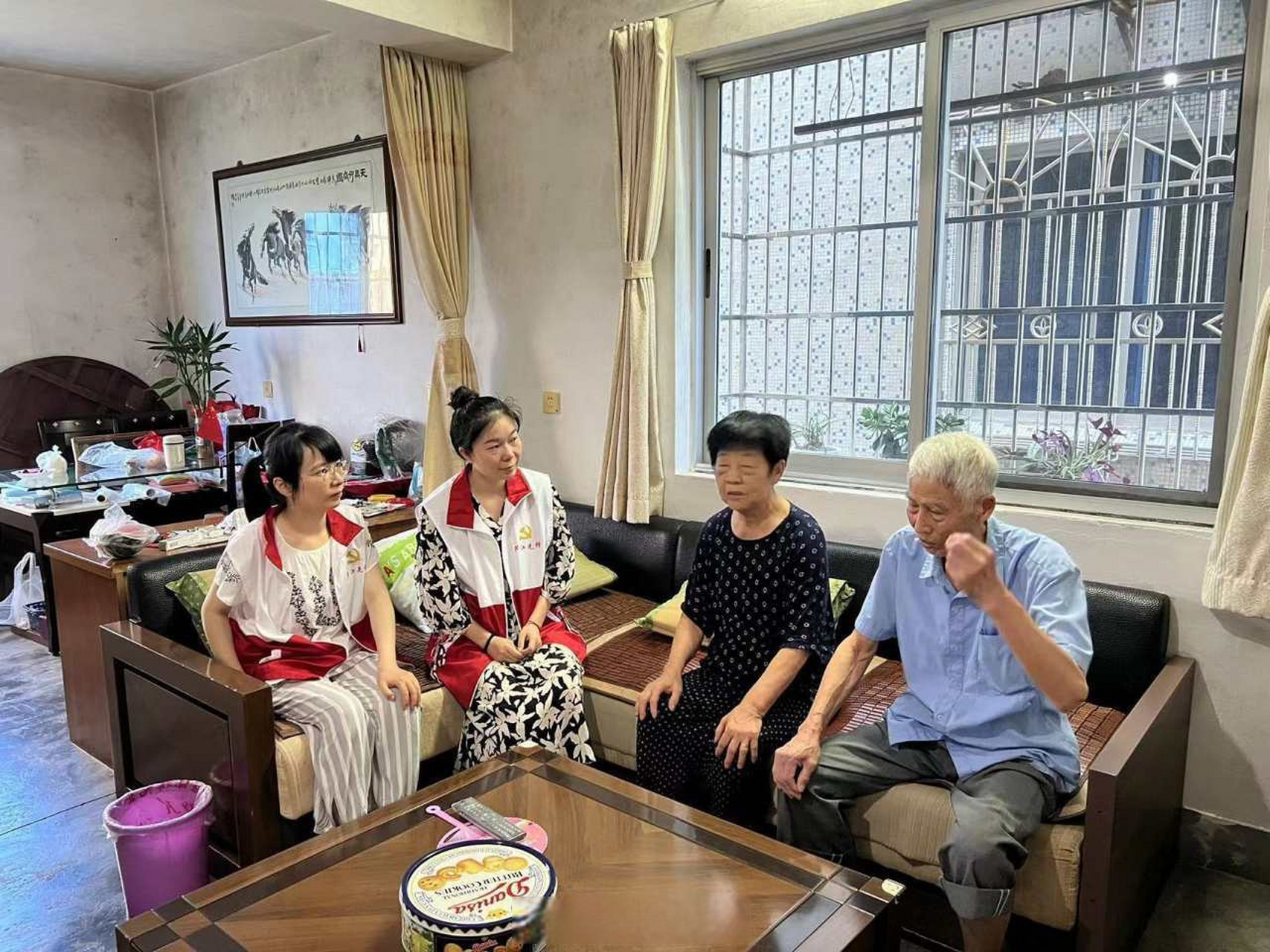 在北仑爱达未来#【柴桥:"红色联盟"强引领,"爱在八一"致老兵】7月25