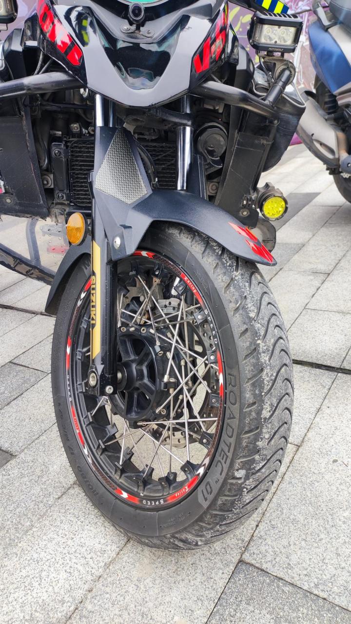 铃木dl250,改凯圣真空辐条轮毂