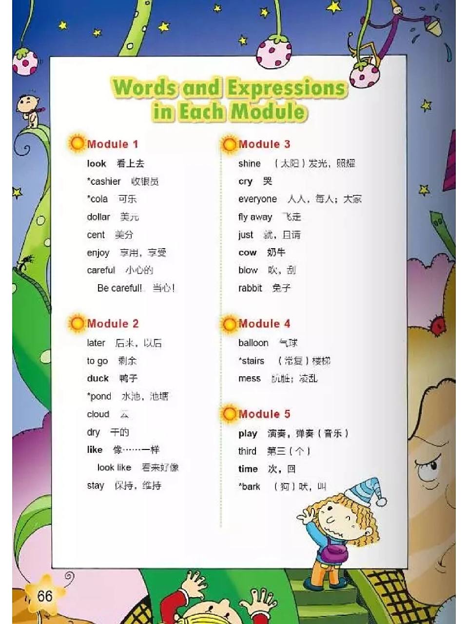 六年级下册英语单词表三起外研版