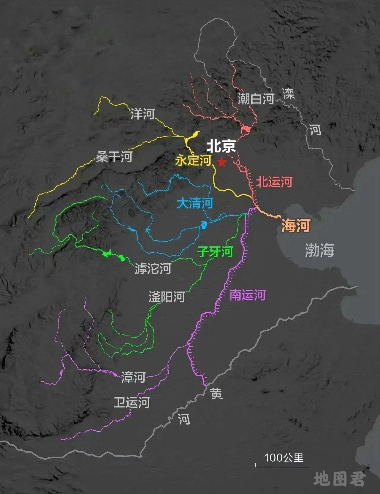 环北京水系图,您知道吗71