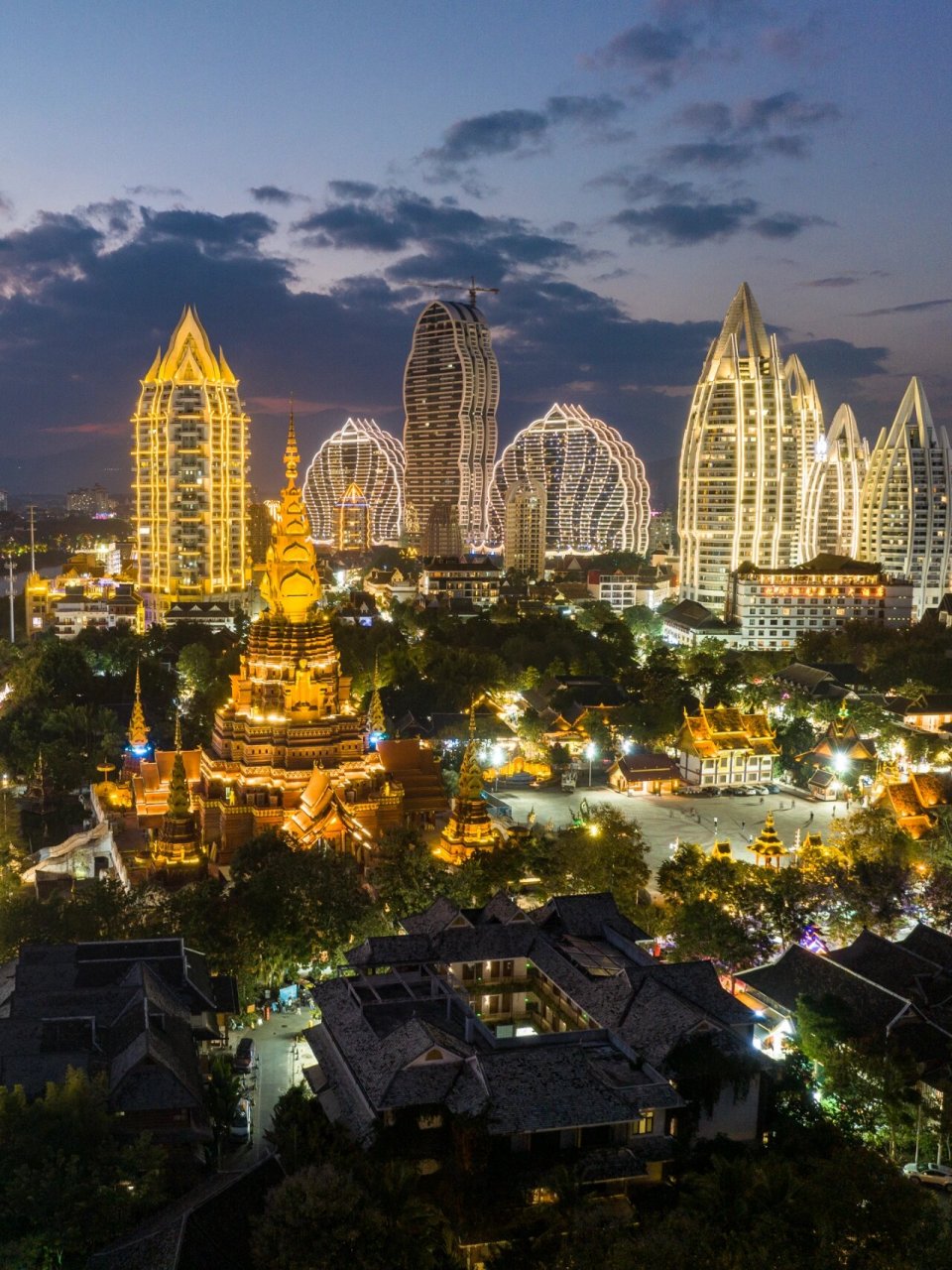 航拍中国 | 西双版纳告庄西双景航拍攻略 西双版纳的告庄西双景不仅