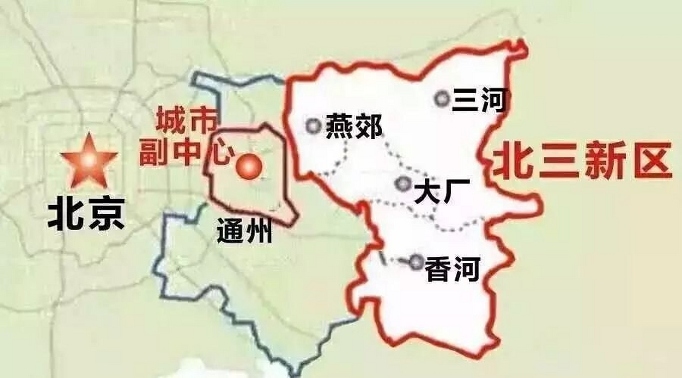 廊坊与北京交界地图图片