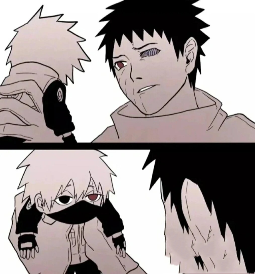 卡卡西与宇智波带土很适合做壁纸