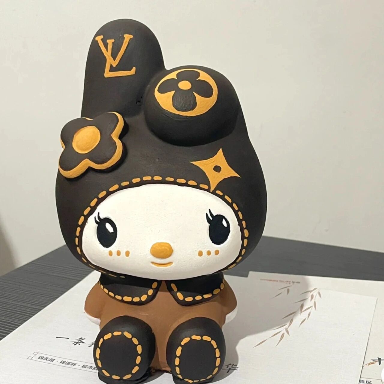 石膏娃娃 这两天忙着搬家,好几天没更新啦, 更新一个美乐蒂石膏娃娃