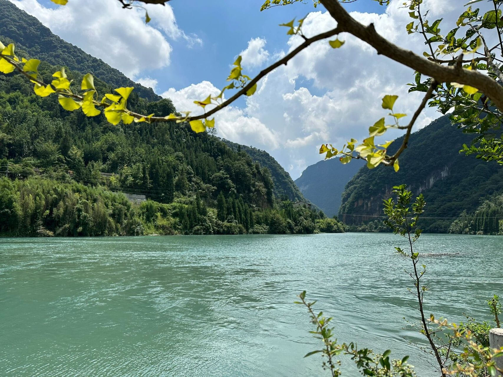 雅安大川镇避暑周末   上次偶尔去西岭雪山那边,翻了山到了大川镇.