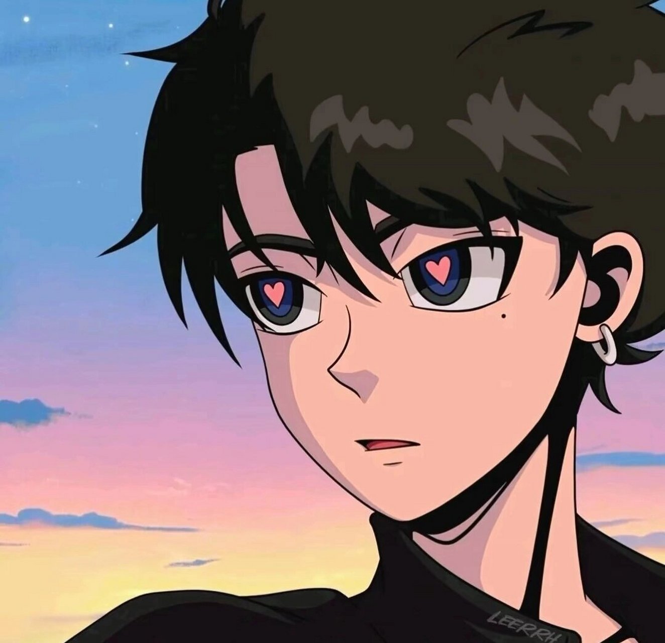 《爱心眼睛情头》 #爱心眼睛情头##aokizy头像# #情侣头像