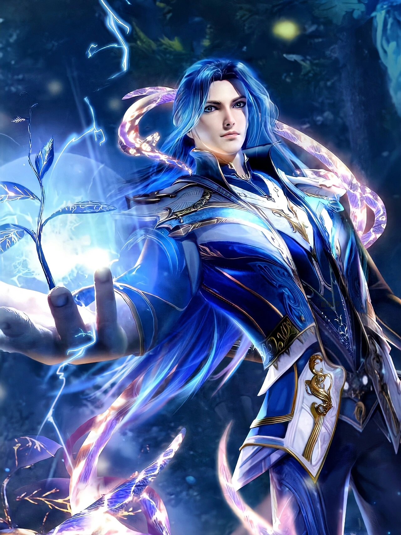 动漫《斗罗大陆》唐三壁纸 唐三 外号:千手修罗 "我发誓,除非我死了