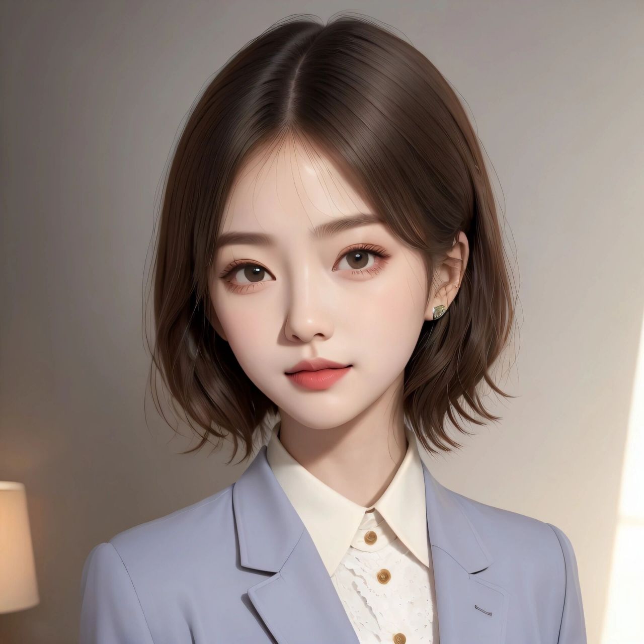 女生头像99996992正装系列(短发长发戴眼镜) 原图9315取