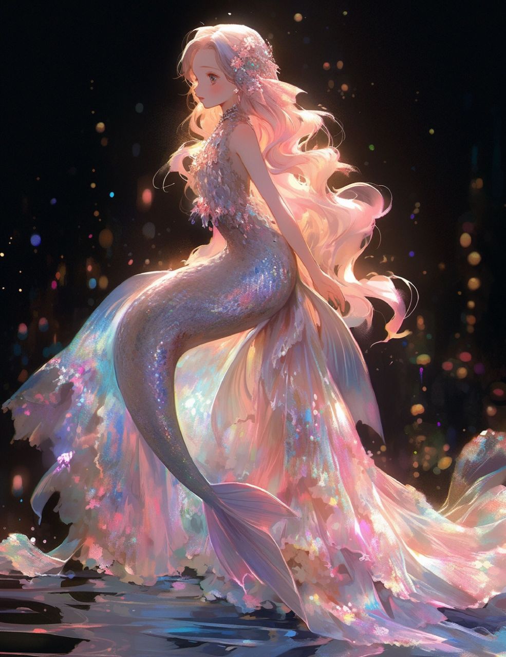 祈福|愿抬头皆美好🌈美人鱼 7图头像壁纸 人总要长成甚至成为未曾想