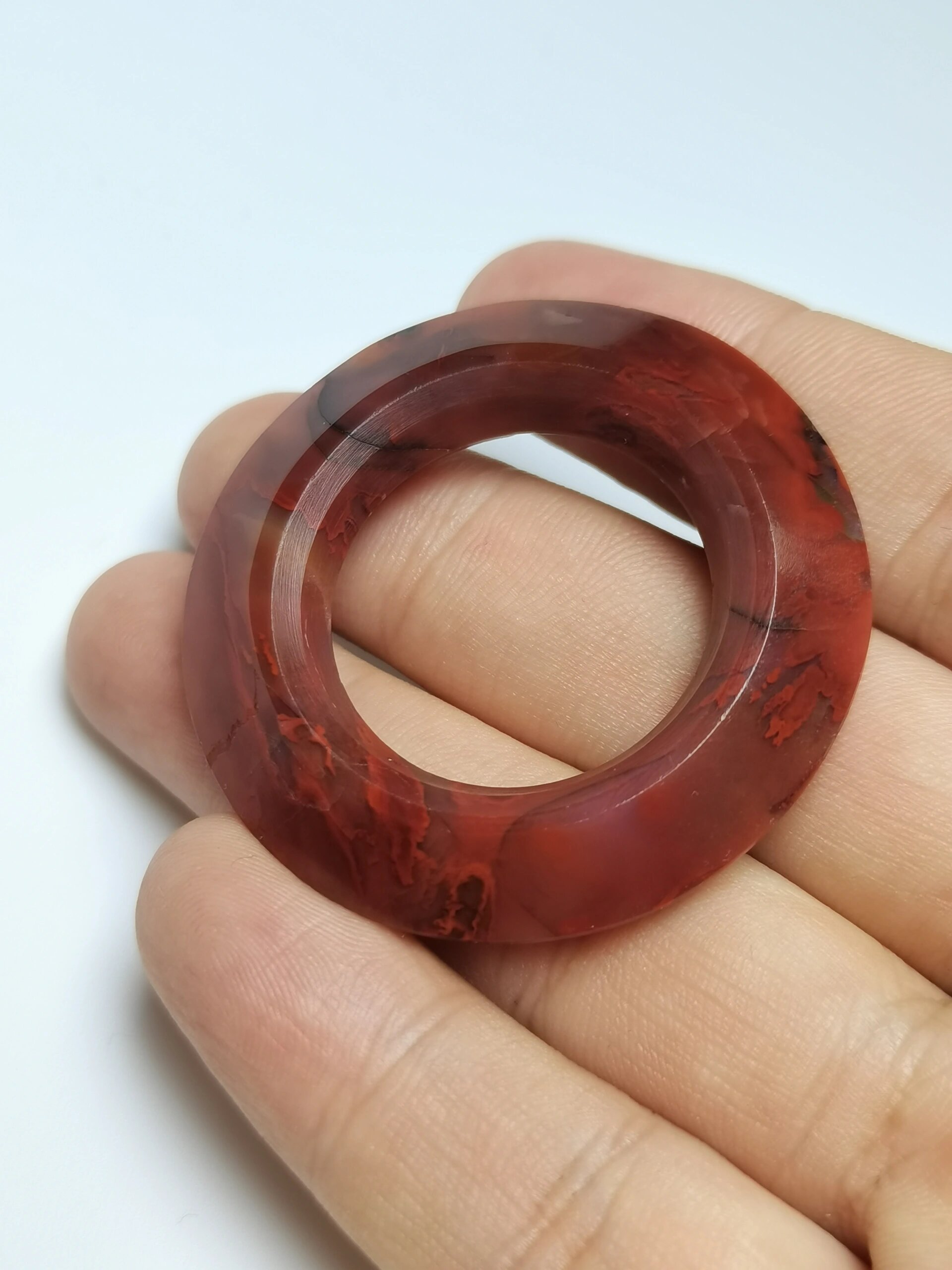 东周遗珍·战国红玛瑙三才环