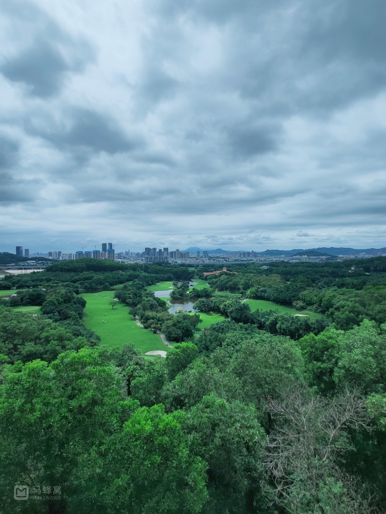 深圳光明区虹桥公园彩虹桥漫步