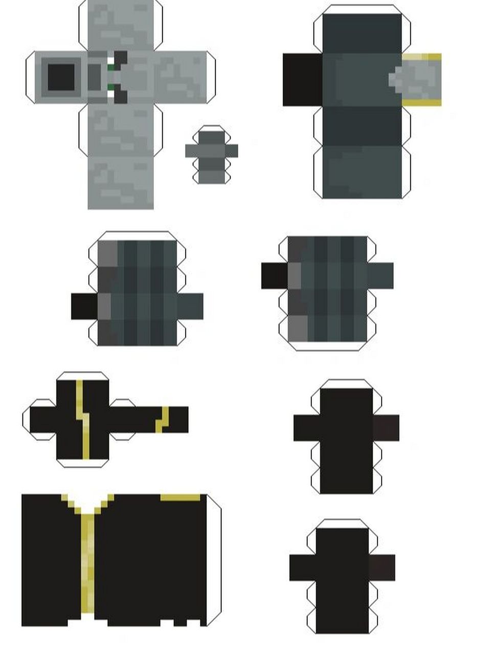 我的世界纸模 唤魔者纸模