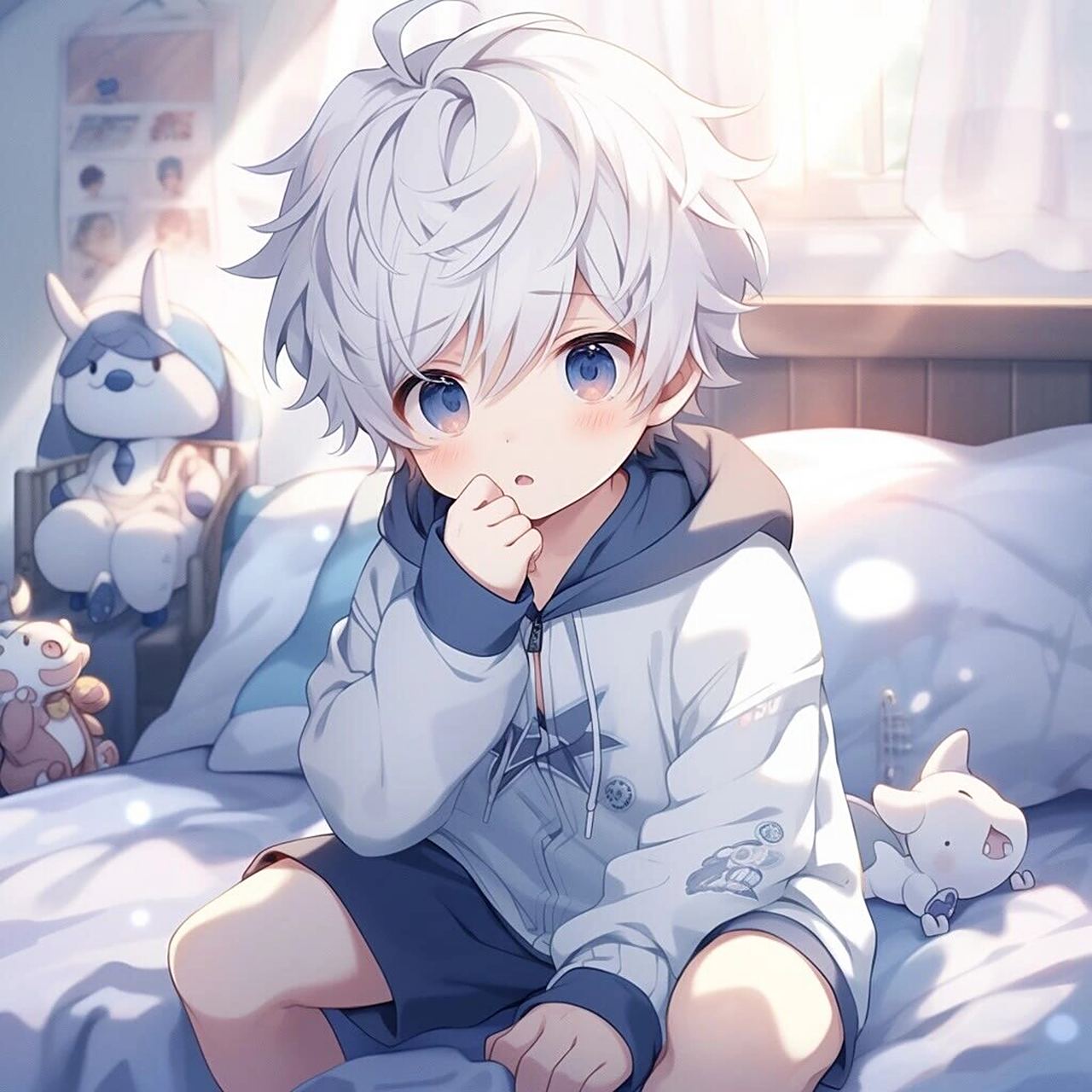 小正太#  #男生头像#  #正太# #动漫男头# #卡通# #狼系男友# #又质