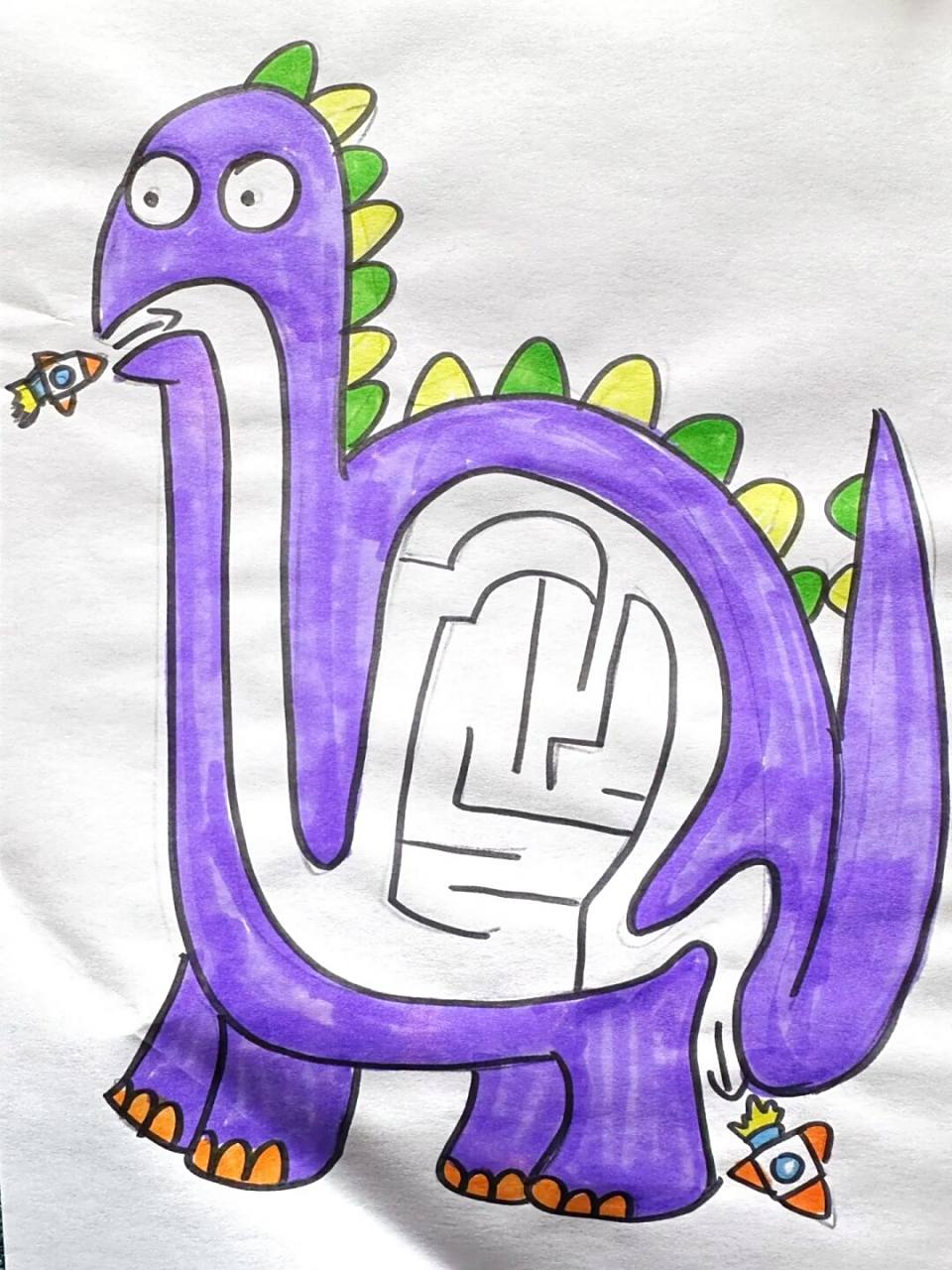 迷宫儿童画 课件名称:《创意迷宫》 适合年龄:8-12岁 课件素材:动物